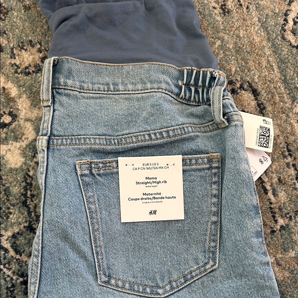 H&M Women's Denim Straight Leg Jeans